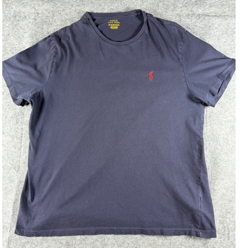 Polo Ralph Lauren Mens XL T Shirt Classic Fit Short Sleeve Casual Tee Blue